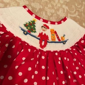 Elf smocked dress